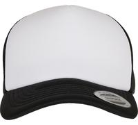Flexfit by Yupoong YP Classics® curved foam trucker cap - white front (6320W)