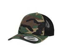 Flexfit Camo Trucker CapOne Size Wood Camo/Black RW10178