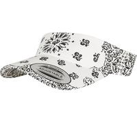 Flexfit Bandana Print Visor (8888BP) White One Size