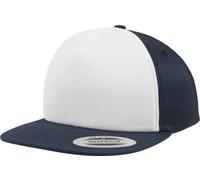 Flexfit Cap Foam Trucker with White Front Nvy/White/Nvy