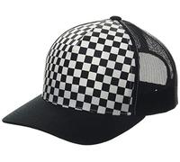 Flexfit Checkerboard Retro Trucker Kappe, Black/White, One Size