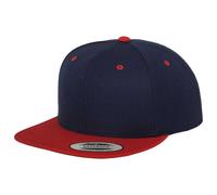 Flexfit Men's Baseball Cap Classic Snapback 2-tone Navy/Red