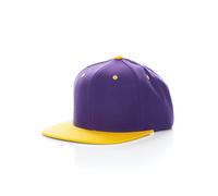 Flexfit - Classic 2 Tone Pur/Gold - Cap - multicolored - Onesize - 80% Polyacrylic, 20% Wool