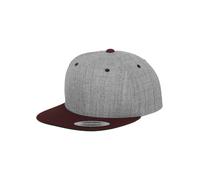Flexfit ® Classic 2-Tone Snapback Cap Yupoong Baseball Cap Hat Heather Grey