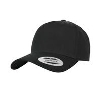 Flexfit Men's Classic 5 Panel Baseball Cap in Black Flexfit Black One Size