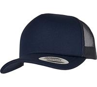 Flexfit Classic Curved Visor Foam Trucker Cap Baseball, Navy, One Size