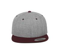 Flexfit Classic Snapback 2-Tone heather grey/maroon
