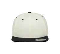 Flexfit Men's Baseball Cap Classic Snapback 2-Tone Natural/Black