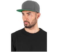 Flexfit Classic Snapback Cap, Mütze Unisex Kappe für Damen und Herren, One Size, Farbe darkgrey