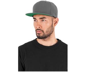 Flexfit Classic Snapback Cap, Mütze Unisex Kappe für Damen und Herren, One Size, Farbe darkgrey