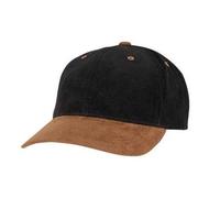 Flexfit Classic Two Tone Corduroy Sueded Baseball CapOne Size Black/Caramel BC7