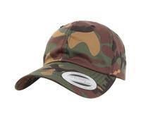 Flexfit Cotton Twill Low Profile CapOne Size Green Camo BC6997