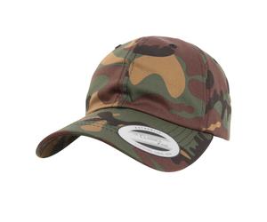 Flexfit Cotton Twill Low Profile CapOne Size Green Camo BC6997