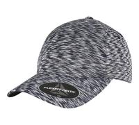 Flexfit Delta Unipanel Cap Melange Basecap Hat Meliert Curved Visor Full