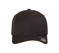 Flexfit Erwachsene Mütze Pinstripe, Bro/Wht, S/M