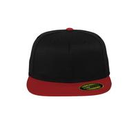 Flexfit Unisex Premium 210 Fitted 2-tone Blk/Red L/Xl (7 ¼-7⅝) Yupoong Flexfit Headwear, blk/red, L-XL UK