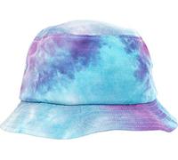 Flexfit Festival Print Bucket Hat Anglerhut, Purple Turquoise, one Size