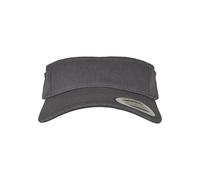Flexfit Yupoong Damen und Herren Curved Visor Cap - Unisex Sonnenblende mit Klettverschluss - Farbe darkgrey one size