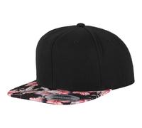 Flexfit Floral Snapback Cap Basecap Hat Flowers 6Panel Unisex Summer