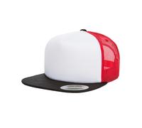 Flexfit Foam Trucker Cap Baseball Hat with Polyester Mesh Rear Panel