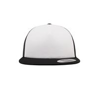 Flexfit Foam Trucker with White Front Cap, blk/Wht, one Size