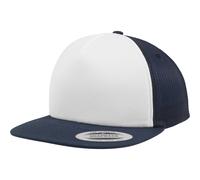 Flexfit Foam Trucker With White Front Nvy/Wht/Nvy Unisex Basecap Kappe Mesh New