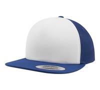 Flexfit Foam Trucker With White Front Roy/Wht/Roy Unisex Basecap Kappe Mesh New