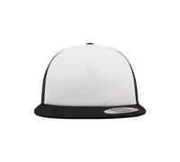 Cap Flexfit foam with white front Black One size