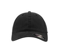 Flexfit Unisex Garment Washed Cotton Dad Hat Black L/Xl Yupoong Flexfit Headwear, Black, L-XL UK