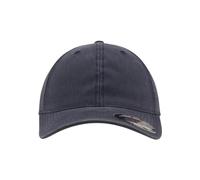 Flexfit Garment Washed Cotton Dad Hat Kappen, Navy, S/M