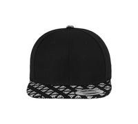 Flexfit Unisex Horus Eye Snapback Yupoong Flexfit Headwear, Black white, One Size UK
