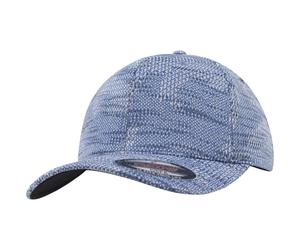 Flexfit Jacquard Knit Stretchable Cap - blue - S/M