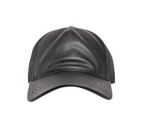 Flexfit Leather Trucker Kappe, Black, One Size