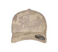 Flexfit Light Camo Kappe, Dark beige, L/XL