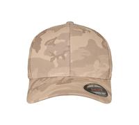 Flexfit Light Camo Kappe, Dark beige, L/XL