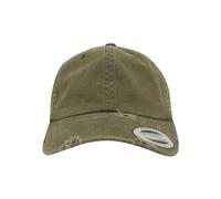 Flexfit Low Profile Destroyed Caps, Buck, one Size