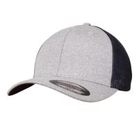 Flexfit Melange Mesh Cap High Fitted Trucker Cap Visor Hat