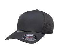 Flexfit Unisex's Melange Unipanel Trucker Cap Baseball, Charcoal, S-M