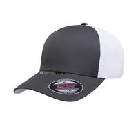 Flexfit Melange Unipanel Trucker Cap, Charcoal/White, L-XL