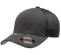 Flexfit Melange Unipanel Trucker Cap, Dark Grey, S-M