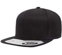 Flexfit Men's 110 Classic Snapback Baseball Cap, Black, One Size