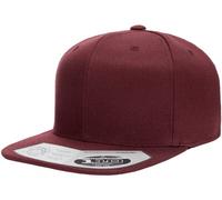 Flexfit Men's 110 Classic Snapback Hat, Black, One Size