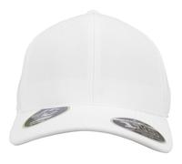 Flexfit Men's 110 Cool & Dry Mini Pique Baseball Cap in White Flexfit White One Size