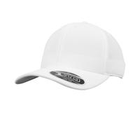 Flexfit Men's 110 Cool & Dry Mini Pique Cap in White Flexfit White One Size