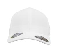 Flexfit Men's 110 Cool & Dry Mini Pique Cap in White Flexfit White One Size