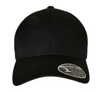 Flexfit Men's 110 Curved Peak Cap in Black Flexfit Black One Size