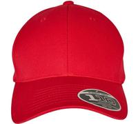 Flexfit Men's 110 Curved Snapback Cap in Red Flexfit Red One Size
