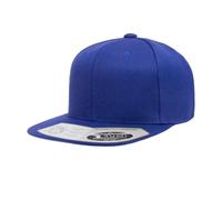 Flexfit Men's 110 Fitted Snapback Cap in Blue Flexfit Blue One Size