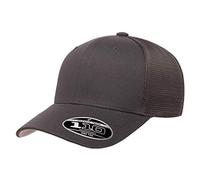 Flexfit Men's 110 Mesh Trucker Hat, Black, One Size