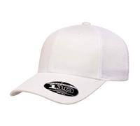 Flexfit Men's 110 Mesh Cap, White, One Size
